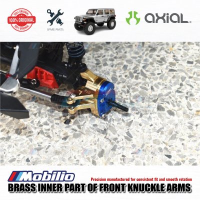 GPM Part #SCX3021BX Brass Inner Part Of Front Knuckle Arms for Axial Racing Capra 1.9 Unlimited