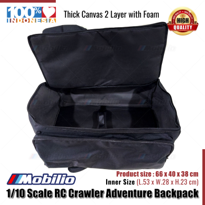 Tas 1/10 Scale RC Crawler Adventure Backpack High Quality Canvas Inner Size 53x28x23cm