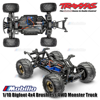 Traxxas 67134-1 1/10 Bigfoot 4x4 Brushless 4WD Monster Truck 50th Anniversary Limited Edition RTR EP w/ TQ 2.4 GHz Radio System