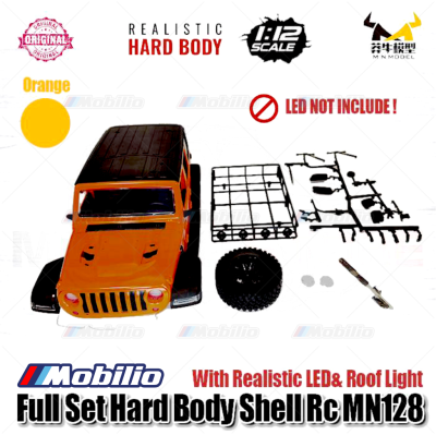 Full Set Body Shell RC MN 128 with Accessories Standard MN128 Crawler