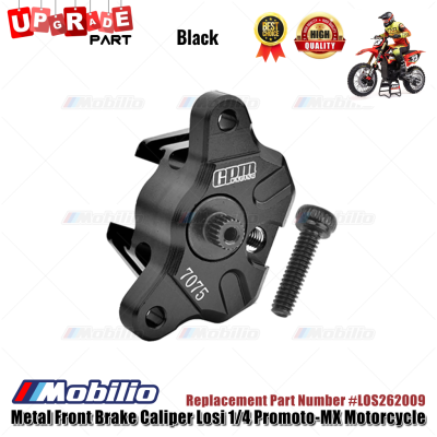 GPM Part #MX035 Metal Front Brake Caliper Losi 1/4 Promoto-MX Motorcycle Replacement Part Number #LOS262009