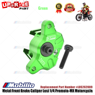 GPM Part #MX035 Metal Front Brake Caliper Losi 1/4 Promoto-MX Motorcycle Replacement Part Number #LOS262009