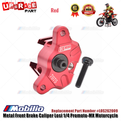 GPM Part #MX035 Metal Front Brake Caliper Losi 1/4 Promoto-MX Motorcycle Replacement Part Number #LOS262009