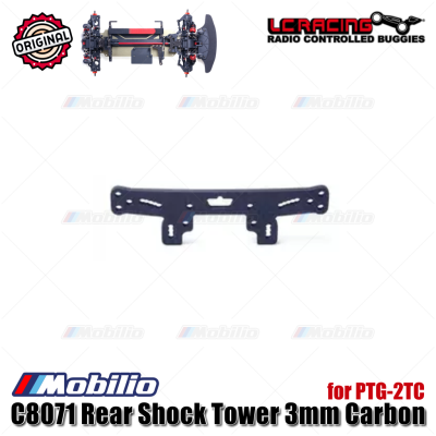 Spare Part LC Racing C8071 Rear Shock Tower 3mm Carbon for RC PTG-2TC