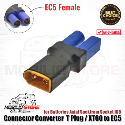 Konektor Converter T Plug/ XT60 to EC5 for Batteries Spektrum