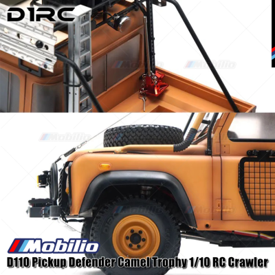 D1RC D110 RC Pickup Land Rover Defender Camel Trophy 1/10 WB 334mm