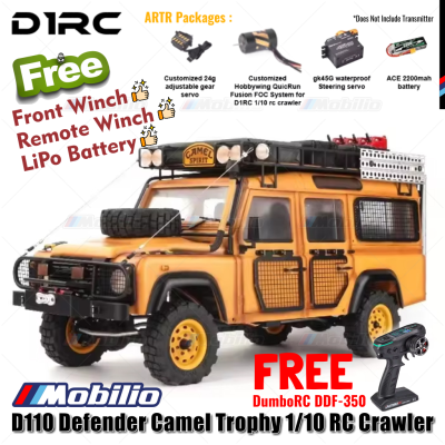 D1RC D110 RC Defender Camel Trophy 1/10 WB334mm Crawler