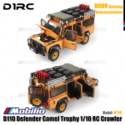 D1RC D110 RC Defender Camel Trophy 1/10 WB334mm Crawler