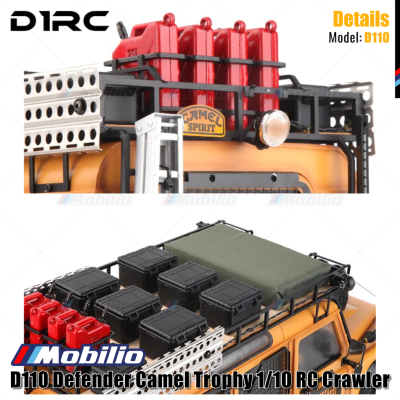 D1RC D110 RC Defender Camel Trophy 1/10 WB334mm Crawler