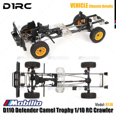 D1RC D110 RC Defender Camel Trophy 1/10 WB334mm Crawler