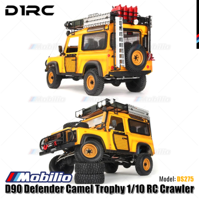 D1RC DS275 RC D90 Defender Camel Trophy 1/10 Scale WB275mm