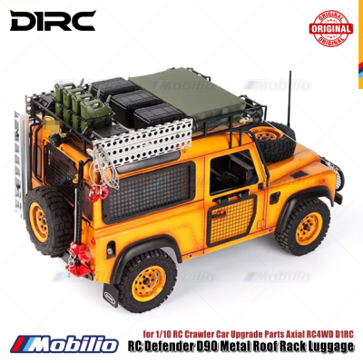 D1RC Metal Roof Rack Luggage for RC Defender D90 1/10 RC Crawler Car
