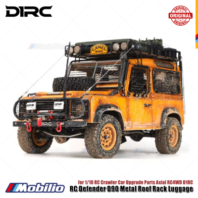 D1RC Metal Roof Rack Luggage for RC Defender D90 1/10 RC Crawler Car