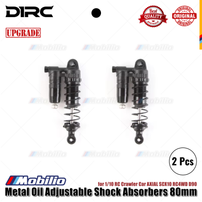 D1RC Metal Oil Adjustable Shock Absorbers 80mm Upgrade Part for 1/10 RC Crawler Car