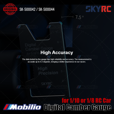 SKYRC Part #SK-500042 / SK-500044 Digital Camber Gauge for 1/10 or 1/8 RC Car
