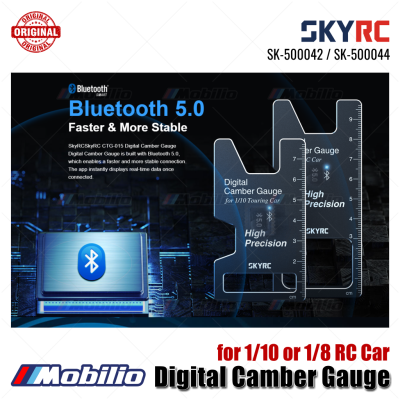 SKYRC Part #SK-500042 / SK-500044 Digital Camber Gauge for 1/10 or 1/8 RC Car