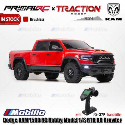 Traction Hobby PrimalRC Dodge RAM 1500 Remote Control Hobby Model 1/8 Scale RTR RC Crawler Adventure
