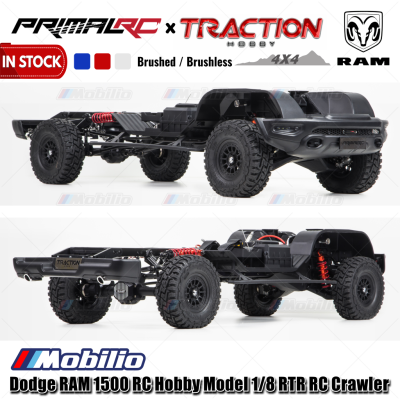 Traction Hobby PrimalRC Dodge RAM 1500 Remote Control Hobby Model 1/8 Scale RTR RC Crawler Adventure