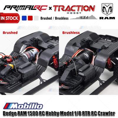 Traction Hobby PrimalRC Dodge RAM 1500 Remote Control Hobby Model 1/8 Scale RTR RC Crawler Adventure