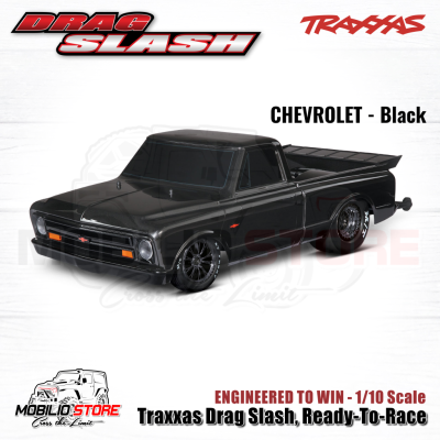 Traxxas Drag Slash Chevrolet - Mustang 1/10 Scale RTR TSM RC Car Race