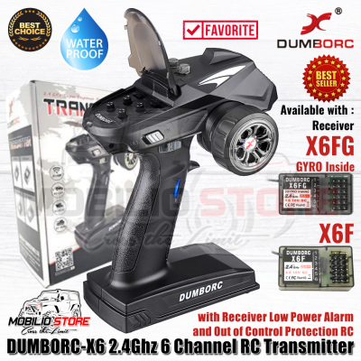 Dumborc X6 2.4Ghz 6 Channel RC Transmitter with Receiver P6F or P6FG