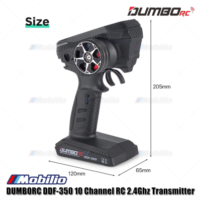 DumboRC DDF-350 10CH Remote Controller 10 Channel 2.4Ghz Transmitter