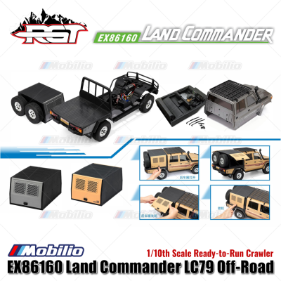RGT EX86160 Land Commander 1/10 Land Commander LC79 RTR RC Off-Road Crawler Adventure