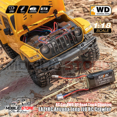 FMS EAZYRC 1/18 Arizona Jeep JLU RC Crawler RC Car 4WD Off Road