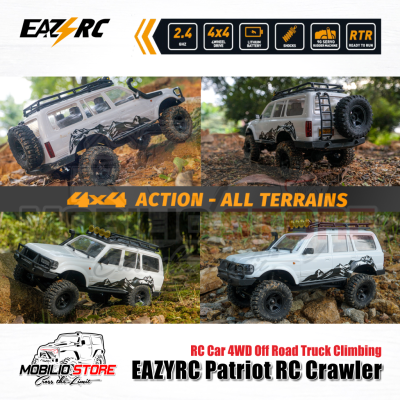 FMS EAZYRC Patriot RC Crawler Car 4WD Off Road 1/18 Scale RTR 2.4Ghz