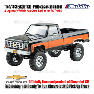 FMS Hobby 1:18 RTR Chevrolet K10 Pick Up Truck Crawler Off Road Adventure