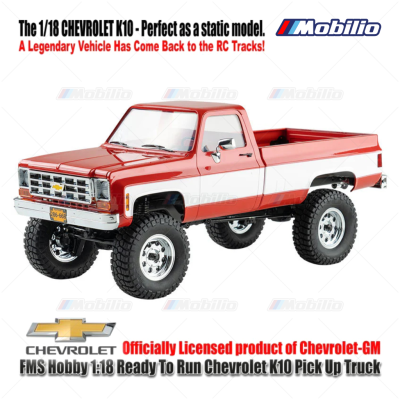 FMS Hobby 1:18 RTR Chevrolet K10 Pick Up Truck Crawler Off Road Adventure