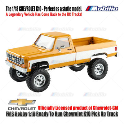 FMS Hobby 1:18 RTR Chevrolet K10 Pick Up Truck Crawler Off Road Adventure