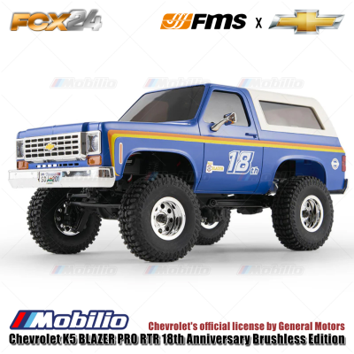 FMS FCX24 Chevrolet K5 BLAZER PRO 1:24 RTR 18th Anniversary Brushless Edition RC Crawler Adventure
