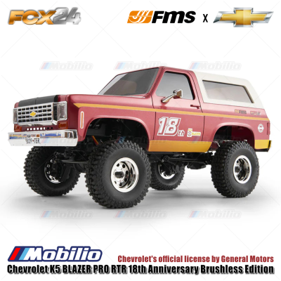 FMS FCX24 Chevrolet K5 BLAZER PRO 1:24 RTR 18th Anniversary Brushless Edition RC Crawler Adventure