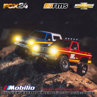 FMS FCX24 Chevrolet K5 BLAZER PRO 1:24 RTR 18th Anniversary Brushless Edition RC Crawler Adventure