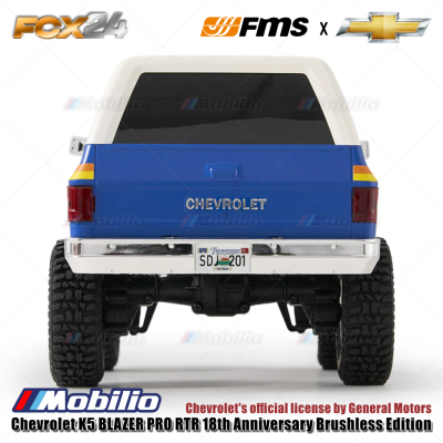 FMS FCX24 Chevrolet K5 BLAZER PRO 1:24 RTR 18th Anniversary Brushless Edition RC Crawler Adventure