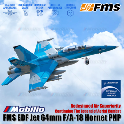 FMS EDF Jet 64mm F/A-18 Hornet PNP Redesigned Air Superiority Continuing The Legend of Aerial Combat Aero Modelling