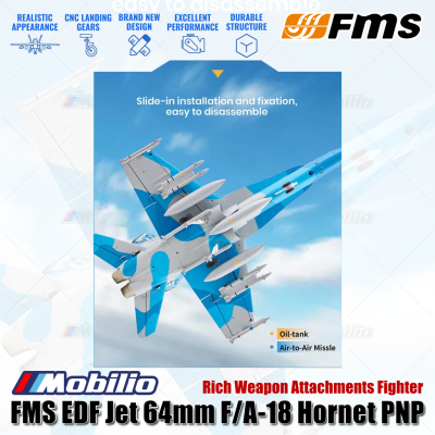 FMS EDF Jet 64mm F/A-18 Hornet PNP Redesigned Air Superiority Continuing The Legend of Aerial Combat Aero Modelling