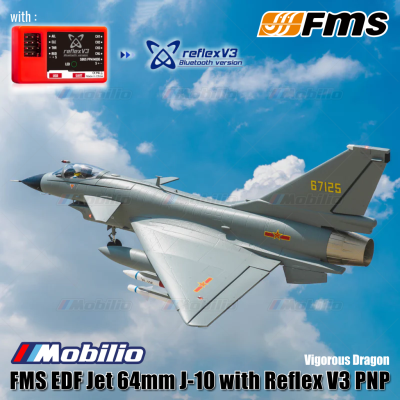 FMS EDF Jet 64mm J-10 with Reflex V3 PNP Vigorous Dragon RC Jets Aero Modelling