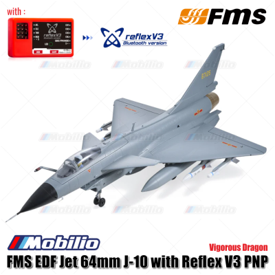 FMS EDF Jet 64mm J-10 with Reflex V3 PNP Vigorous Dragon RC Jets Aero Modelling