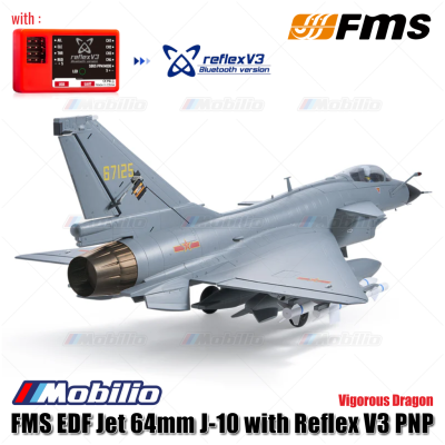 FMS EDF Jet 64mm J-10 with Reflex V3 PNP Vigorous Dragon RC Jets Aero Modelling