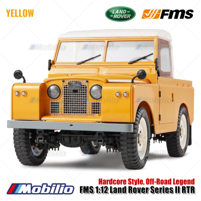 FMS Land Rover Series II RTR Excellent Off-Road Performance RC 1/12 Scale Crawler Adventure