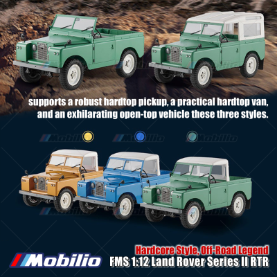 FMS Land Rover Series II RTR Excellent Off-Road Performance RC 1/12 Scale Crawler Adventure