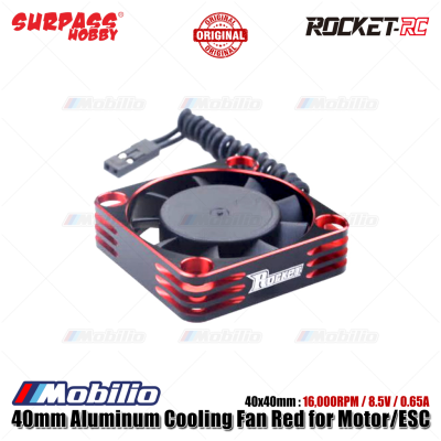 Surpass Hobby Rocket-RC 25 30 40 mm Aluminum Cooling Fan 32000RPM 28000RPM 16000RPM Red for Motor ESC Remote Control