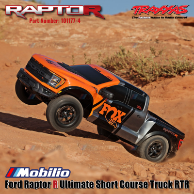 Traxxas Ford Raptor R Ultimate 4X4 Short Course Truck RC 1/10 Scale Fully Assembled Waterproof RTR Remote Control