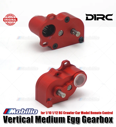 D1RC Vertical Medium Egg Gearbox for 1/10 1/12 RC Crawler Car Model Remote Control