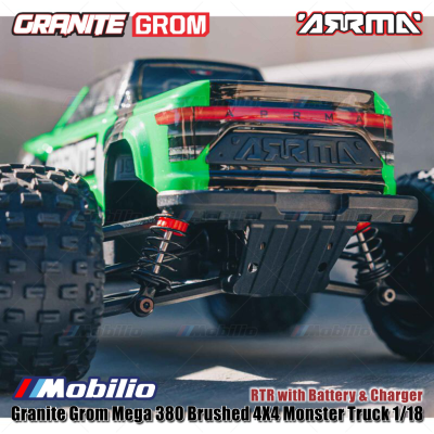 Arrma Granite Grom Mega 380 Brushed 4X4 Monster Truck 1/18 RTR RC Bashing #ARA2102