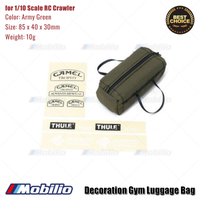 Accessories Decoration Gym Luggage Bag for 1/10 Scale RC Crawler Car Adventure