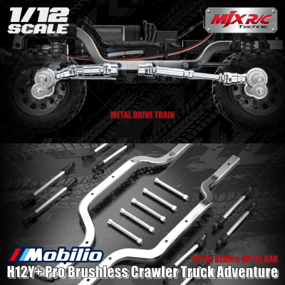 MJX H12Y+ Pro Brushless 1/12 Scale Crawler Truck Adventure Ready To Run RTR