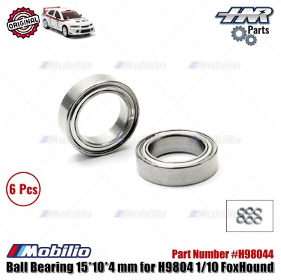 HNR Part #H98044 Ball Bearing 10x15x4mm for H9804 1/10 FoxHound RC Rally Car